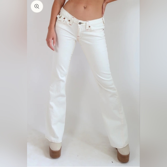 True Religion Denim - Vintage True Religion Women's BootCut  White Jeans NWT Size 27
